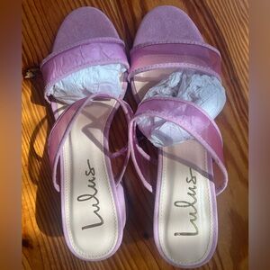 Lulu’s see through heel